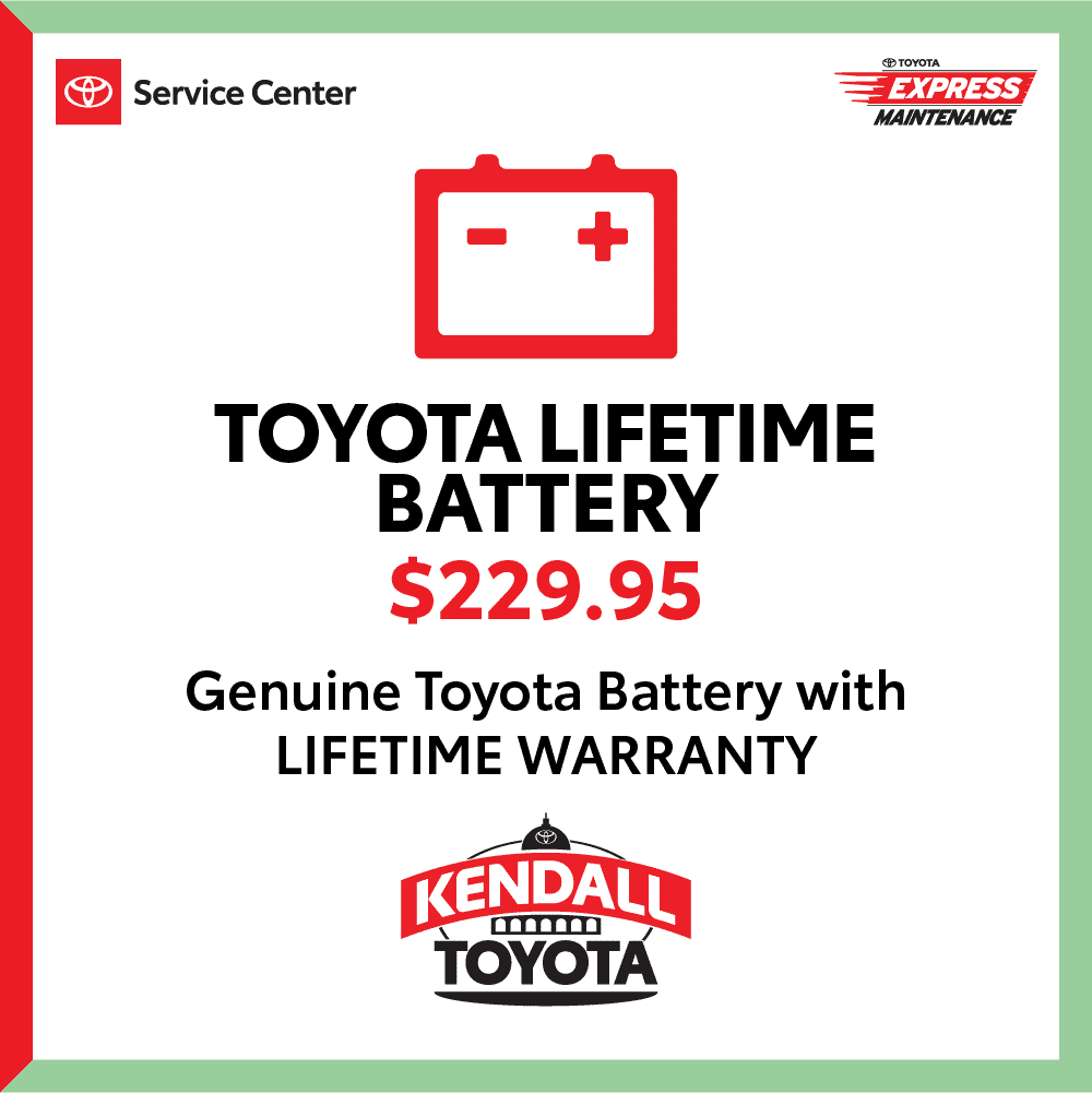 Toyota LIFETIME Battery auto service in Miami